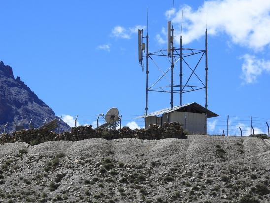 Le relais télécom à Bhijer