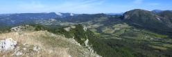 La montagne de Tarsimoure vue depuis la crête des Casses