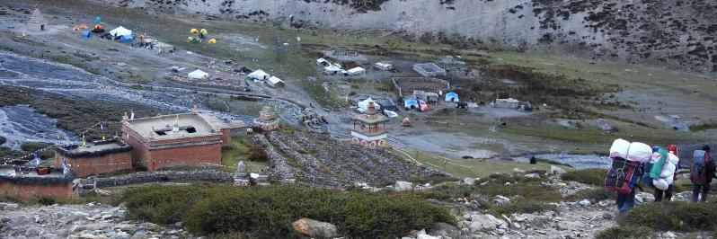 Arrivée à Shey gonpa