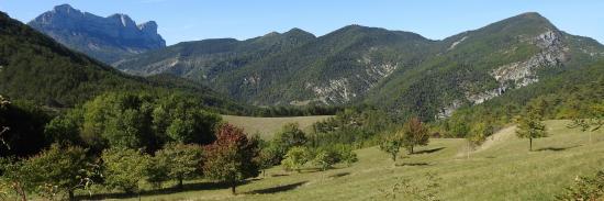 Descente du col Trépalon vers l'Aribat