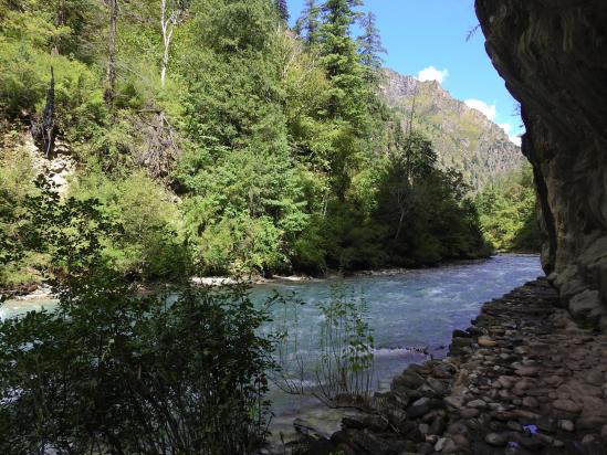 Très proche de la rivière...