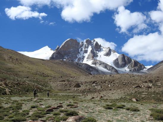 A l'approche des pics du Dawa peak ABC