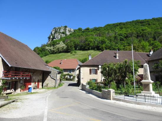 Pretin au pied de Roche-Château entre Salins-les-Bains et Arbois