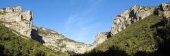 Le cirque de l'Infernet vu depuis Saint-Guilhem-le-Désert