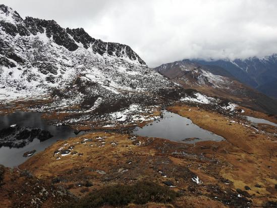 En RD de la combe des Panch pokhari