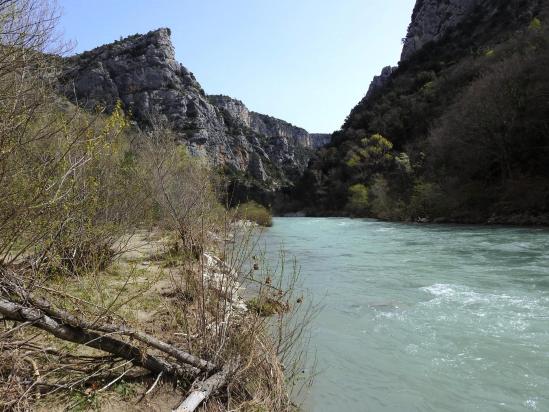 Sur la RD du Verdon du côté du Pré d'Issane