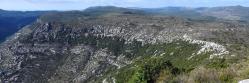 Le cirque de la Séranne vu depuis le sommet de Peyre Martine