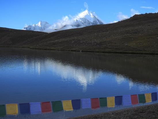 Le lac de Chandra tal (Himachal Pradesh)