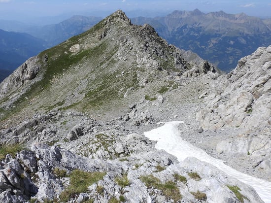 Descente par la voie normale mais quand même atrocement minérale...
