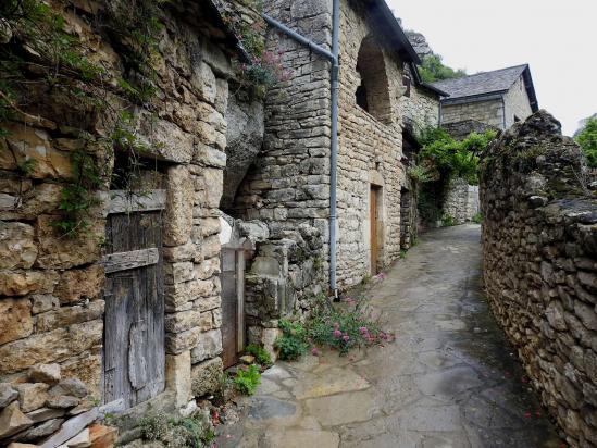 Les maisons moyenâgeuses de La Malène