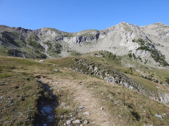 Au niveau de la cabane de la Selle