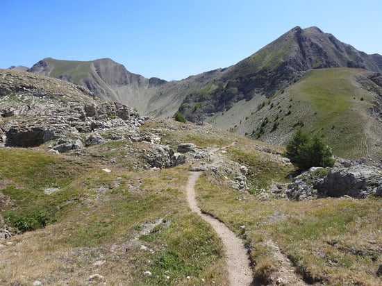 A l'approche du col de Chorges