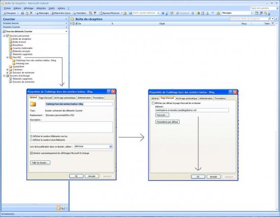 Configuration des flux RSS dans Outlook 2007