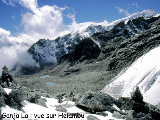 Descente du Ganja La côté Langtang