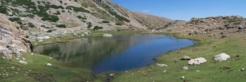 L'un des lacs de Lancone : Ghiarghe Rosse