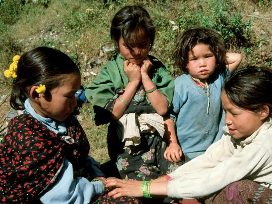 Enfants à Hindung