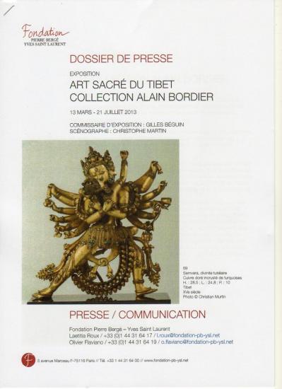 Exposition Arts sacrés du Tibet