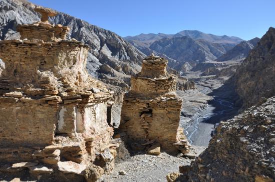 Au-dessus de la Chhuchhugompa khola