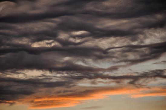 Un ciel menaçant...