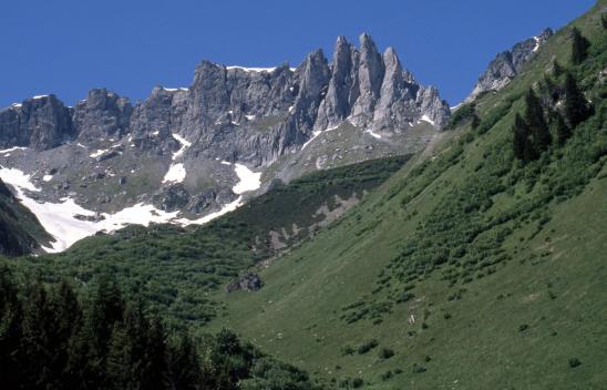 Au chalet de La Balme sous la Tête de la Cicle