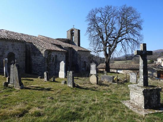 L'église ND de l'Assomption de Pranles