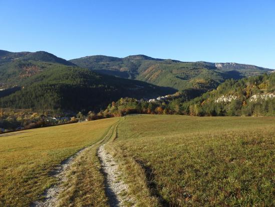 Sur le GR91 entre Valdrôme et la ferme du Collet