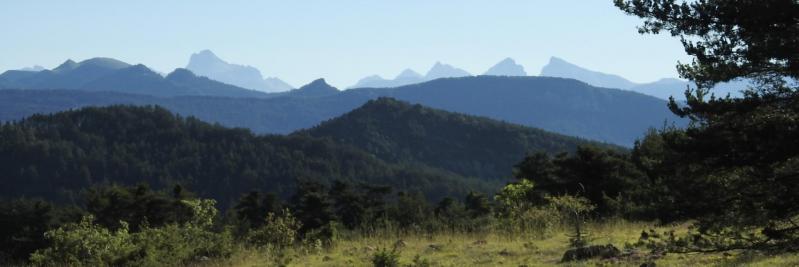 Le Dévoluy vu depuis Combe Belle