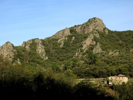 Sur la Dolce Via au départ du Pont de Moulinas