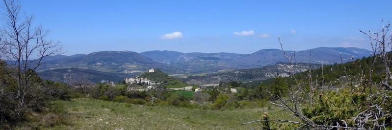 Montclar-sur-Gervanne vu depuis Les Bélardes