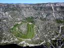 Vue du cirque de Navacelles depuis le belvédère S
