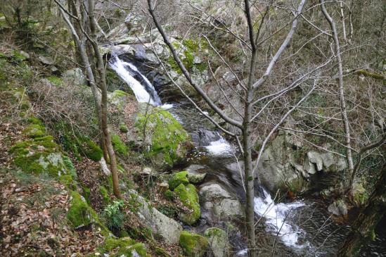 Les cascades du ruisseau de Vendèze