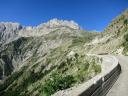 Le Bec de l'Aigle et le Pic Ponsin vus depuis la montée au col du Noyer côté Champsaur