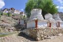 Démarrage du trek au pied de la gompa de Likir