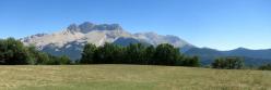 La montagne d'Aurouze vue depuis le col de Glaise