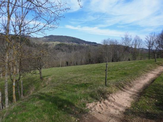 Montée vers le serre des Combes