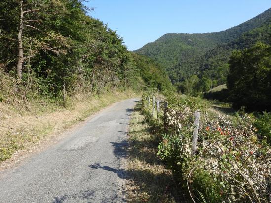 Un peu de goudron entre Planayses et Les Gorges