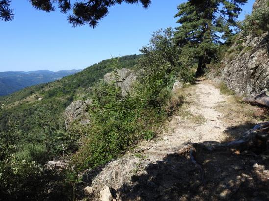 A l'approche du col d'Aurelle