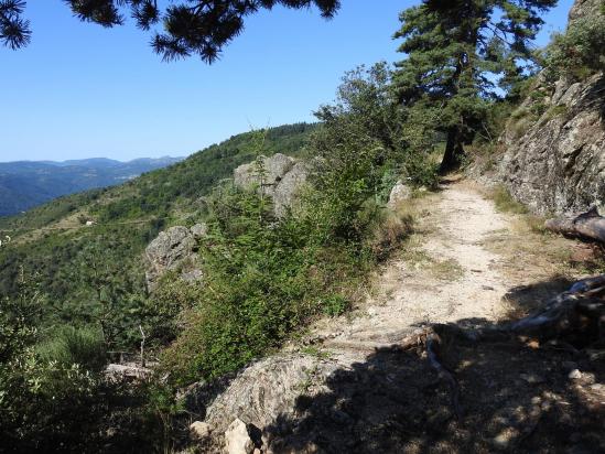 A l'approche du col d'Aurelle