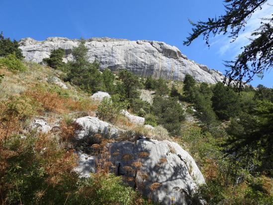 Sur la Corniche de Céüse