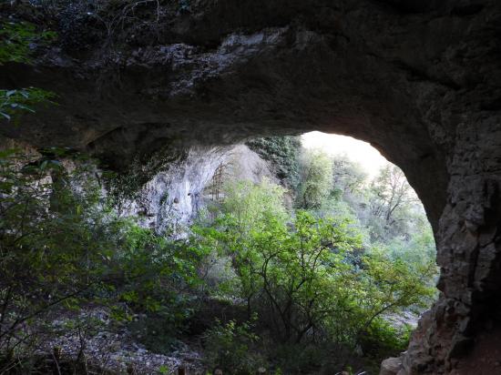 Le Pont des Sarrasins (vu de l'intérieur)