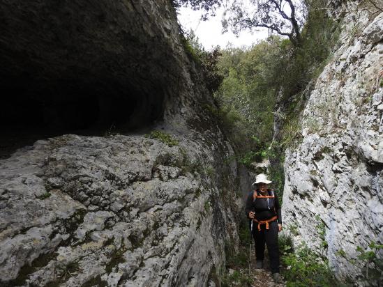 Au coeur de la Grande combe de Lioux