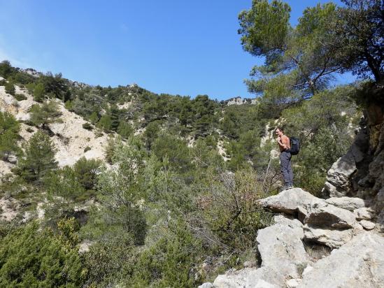 Remontée du ravin de Fontamauri