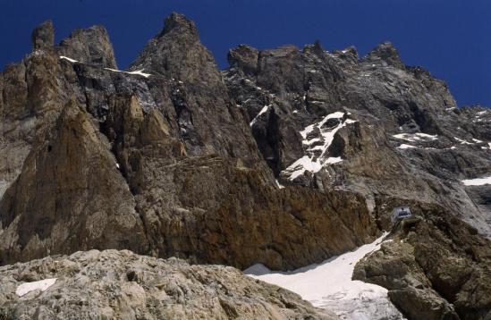 Sous le refuge du Promontoire