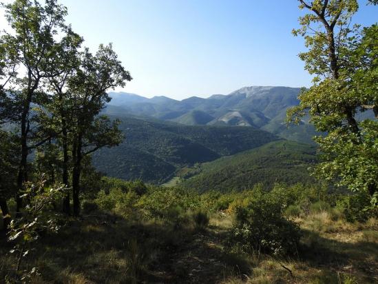 La Lance vue depuis la voie de descente de la montagne de Doublèze