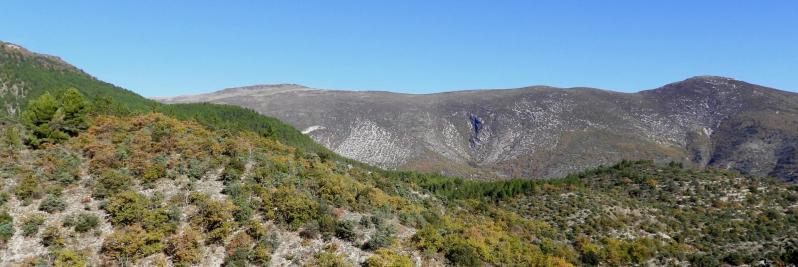 La montagne d'Angèle vue depuis le lieu-dit La Bergerie