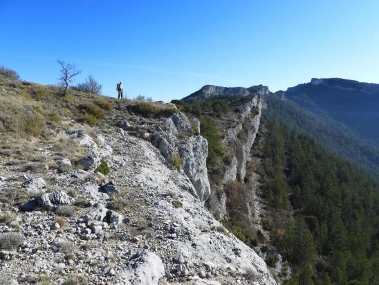 Sur les crêtes entre les pas de la Trappe et de Tripet