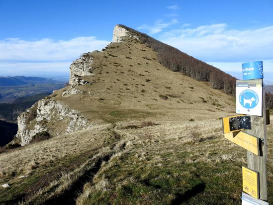 Roche Rousse vue depuis le Pas de Siara