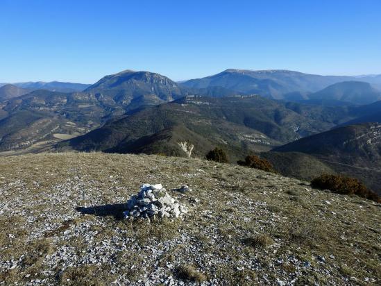 Sur la crête du Clos du Puits (Miélandre, montagnes d'Autuche et d'Angèle)