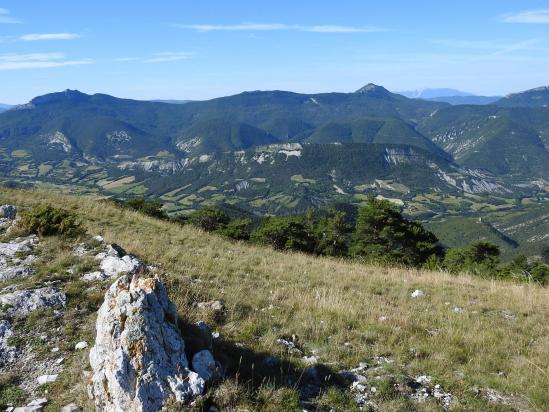 Entre le col de Bruis et le Serre de Beaupont (vallée de l'Oule)