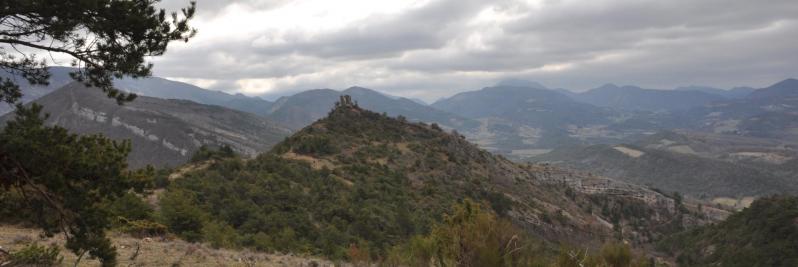 A l'approche de la tour de Bézaudin